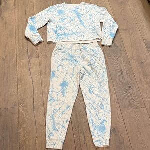 AYNI Set cropped crew sweatshirt and joggers M